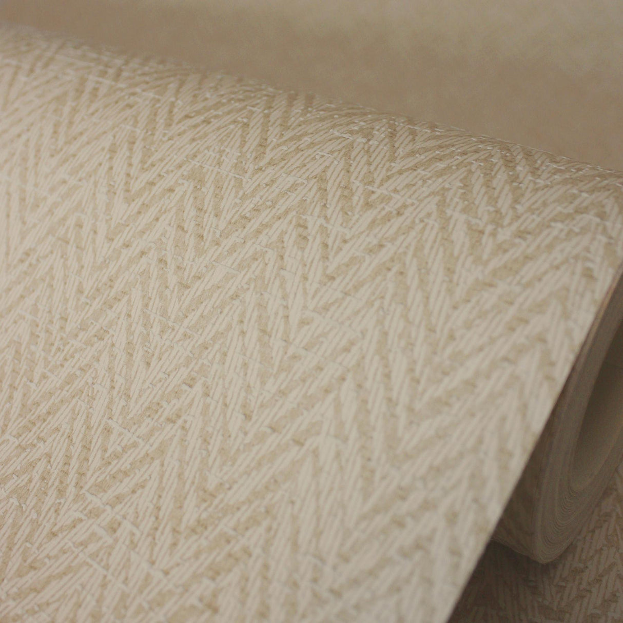 York Judd Wheat Chevron Wallpaper