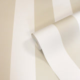 York Tavish Neutral Stripe Wallpaper