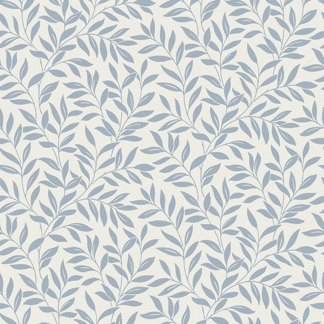 York Marin Blue Leaf Trail Wallpaper