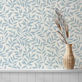 York Marin Blue Leaf Trail Wallpaper