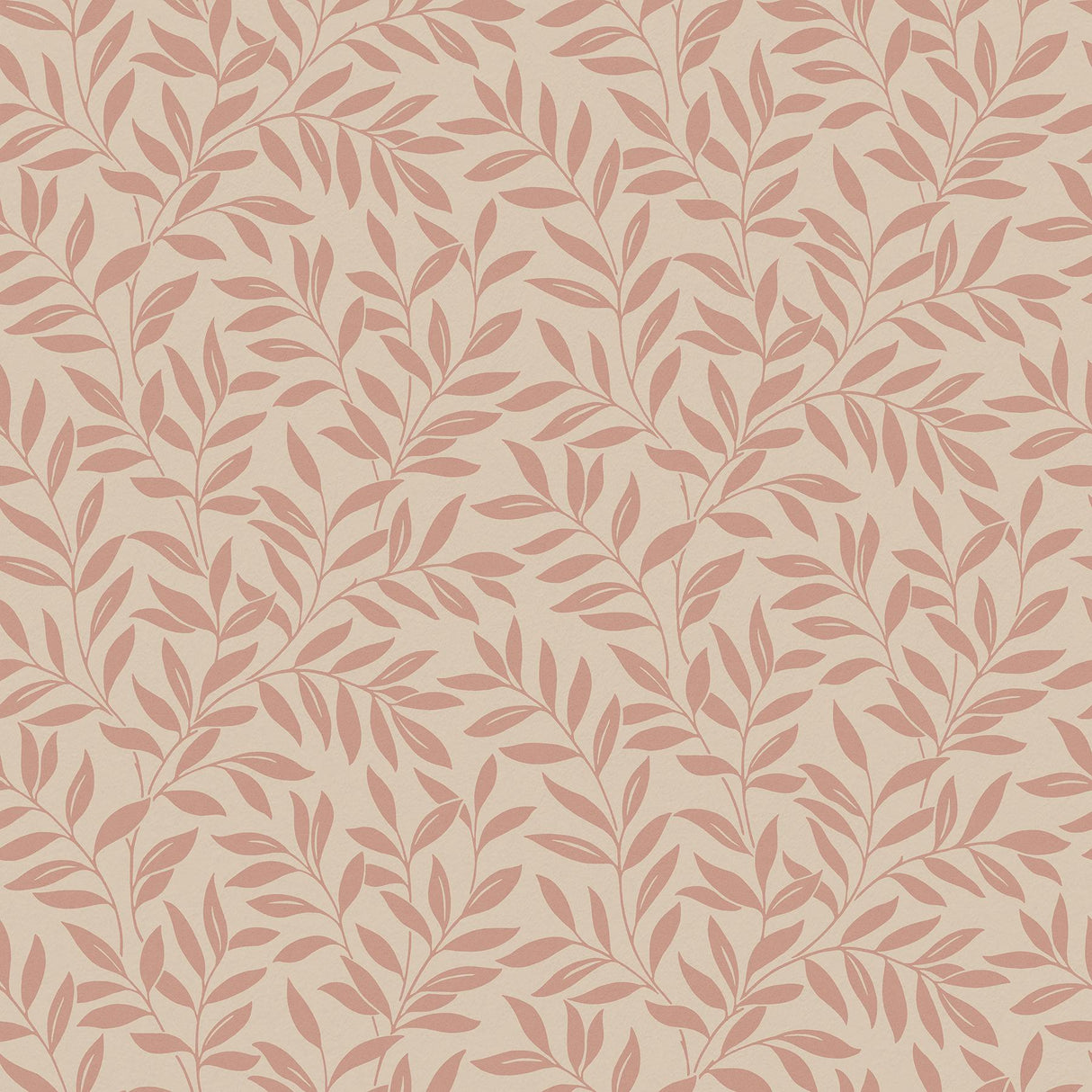 York Marin Blush Leaf Trail Wallpaper