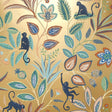 York Kenzo Gold Monkey Walk Wallpaper