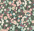York Flora Ditsy Pink Garden Wallpaper