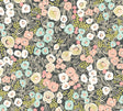 York Flora Peach Garden Wallpaper