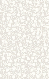York Aino Taupe Tiny Tulip Wallpaper