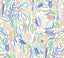 York Verdure Pastel Painted Botanical Wallpaper