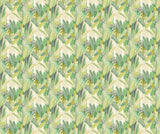York Glasshouse Green Tropical Damask Wallpaper