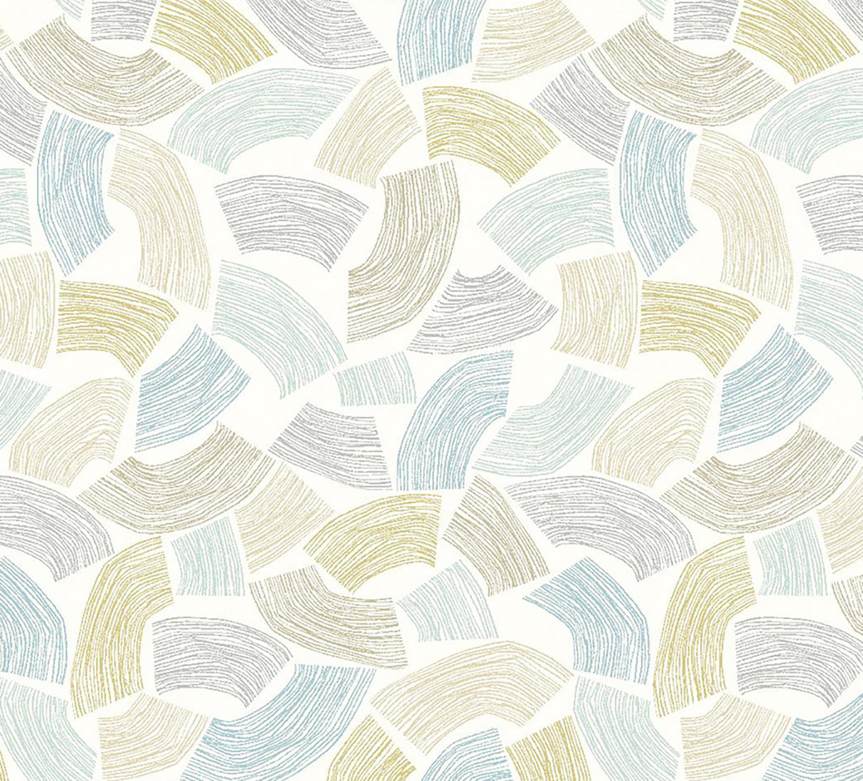 York Elements Light Yellow Scribbled Arches Wallpaper