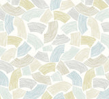 York Elements Light Yellow Scribbled Arches Wallpaper