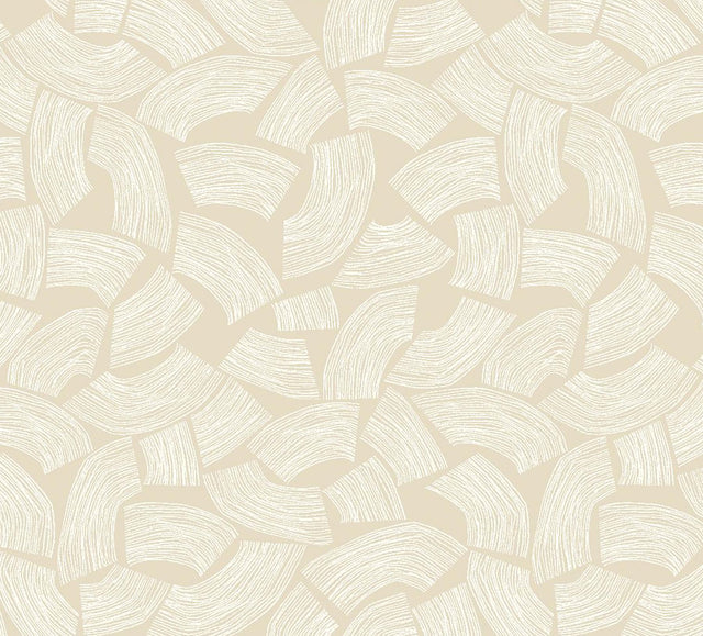 York Elements Neutral Scribbled Arches Wallpaper
