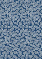 York Elements Indigo Scribbled Arches Wallpaper