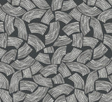 York Elements Black Scribbled Arches Wallpaper