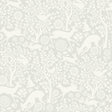 York Anahi Light Grey Forest Fauna Wallpaper
