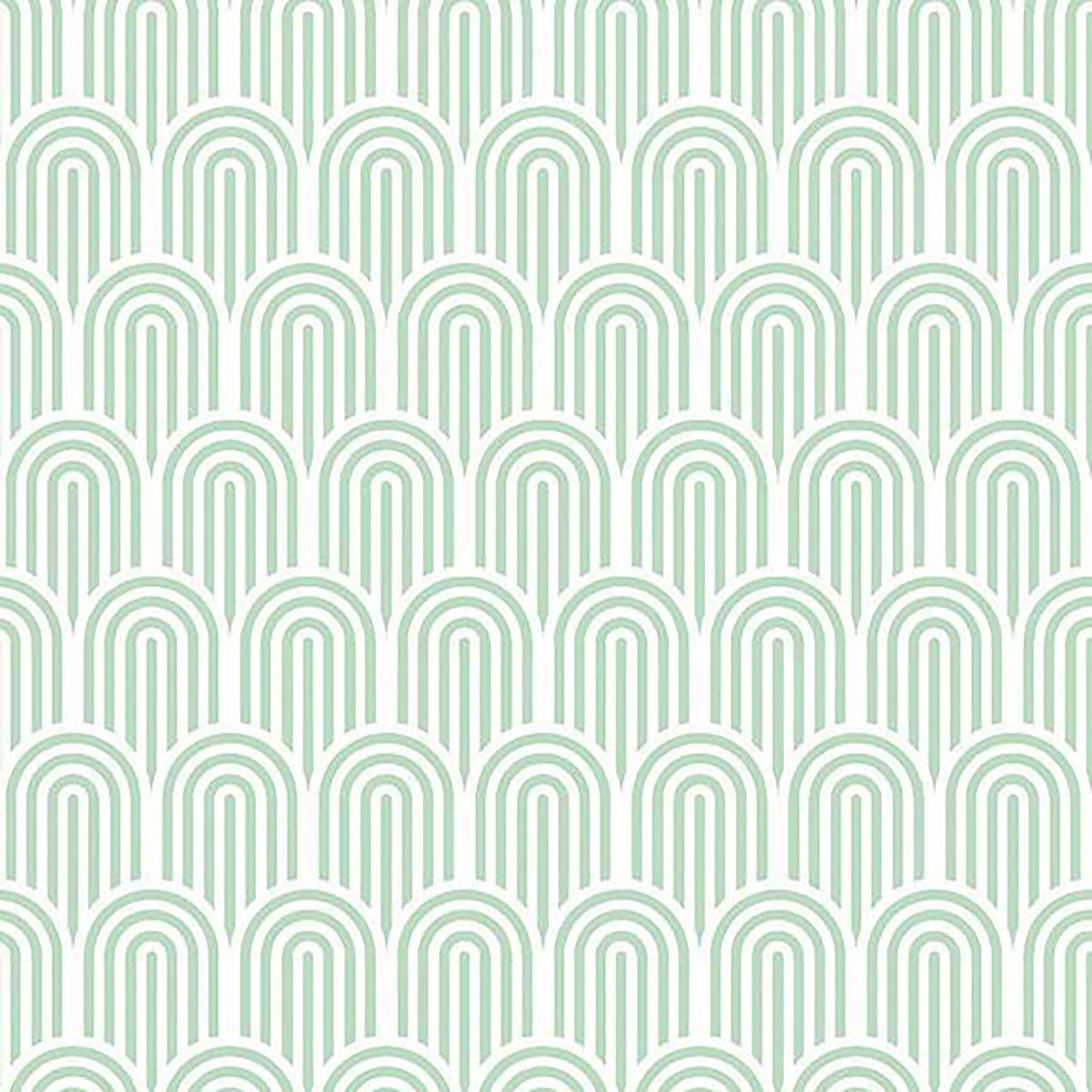York Retro Arch Mint Green Peel and Stick Wallpaper