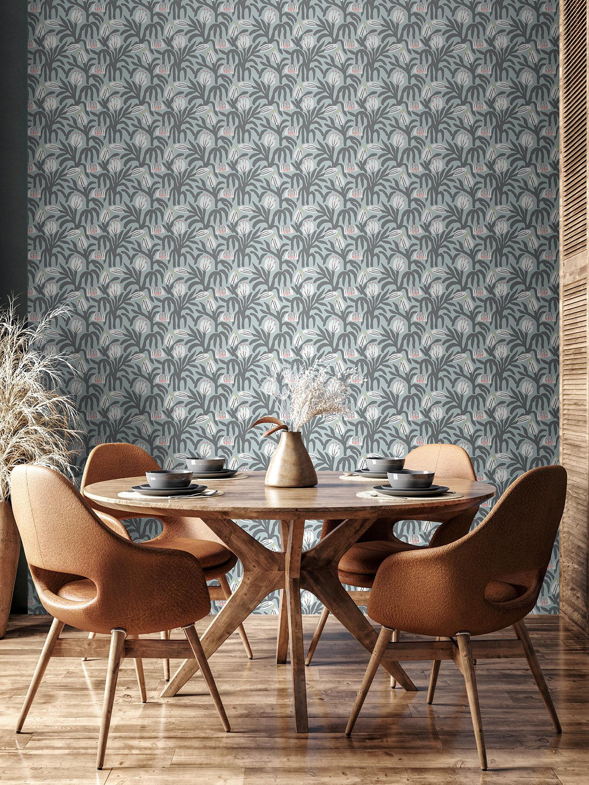 York Chunky Flower Summer Shower Peel and Stick Wallpaper