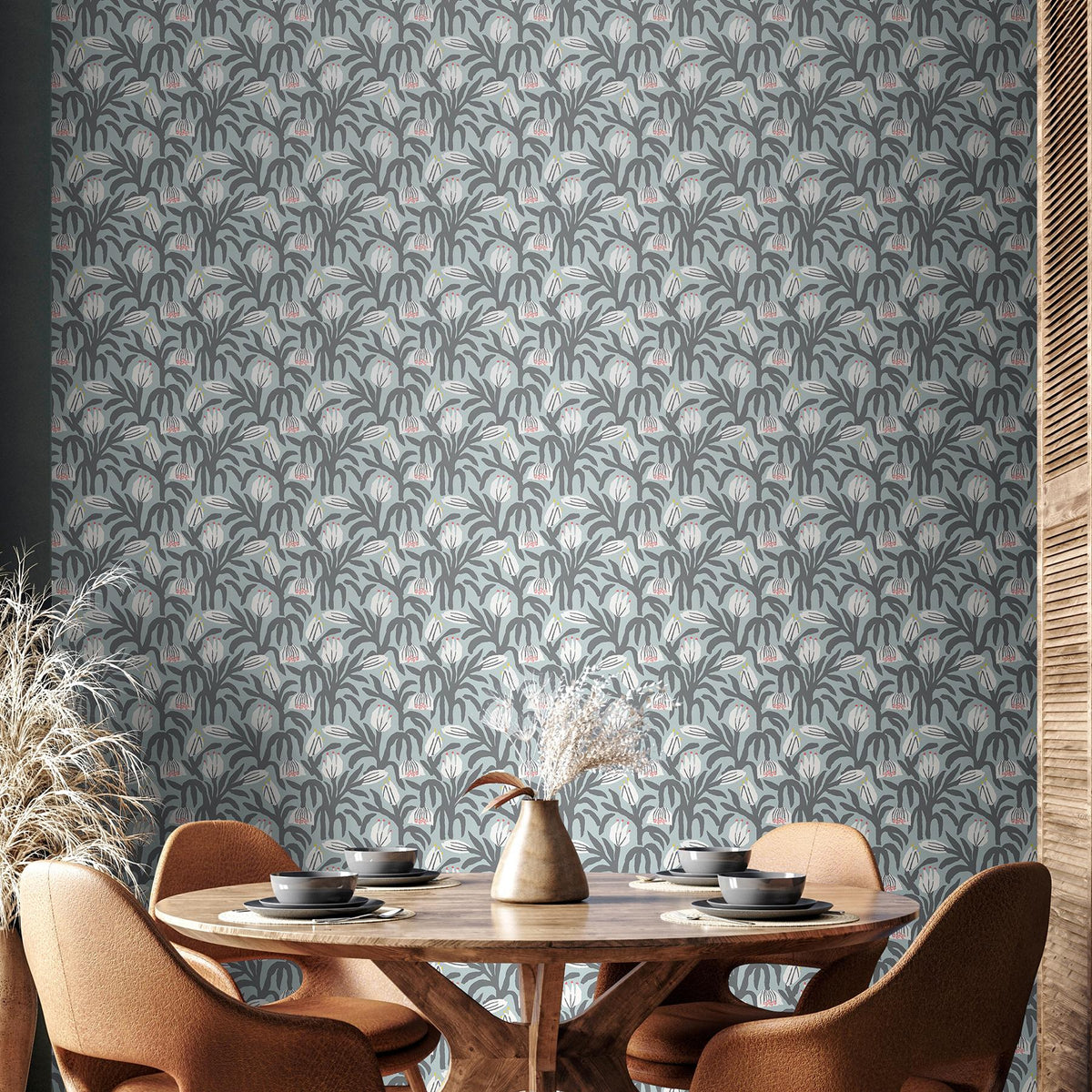 York Chunky Flower Summer Shower Peel and Stick Wallpaper