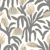 York Chunky Flower Black & White Peel and Stick Wallpaper