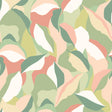 York Leafy Patchwork Olive & Blush Peel and Stick Wallpaper