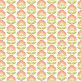 York Retro Flower Apricot Mix Peel and Stick Wallpaper