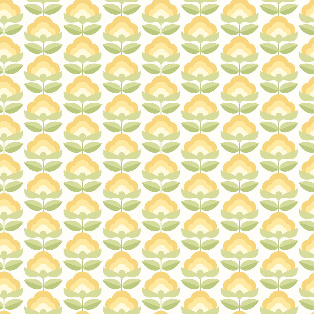 York Retro Flower Sunshine Peel and Stick Wallpaper