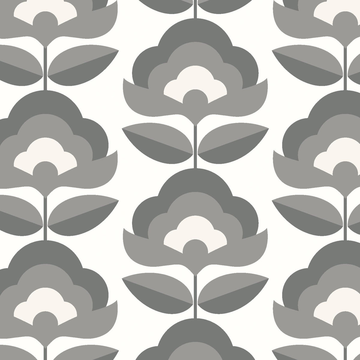 York Retro Flower Chalkboard Peel and Stick Wallpaper