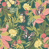 York Paradise Forest Mix Peel and Stick Wallpaper