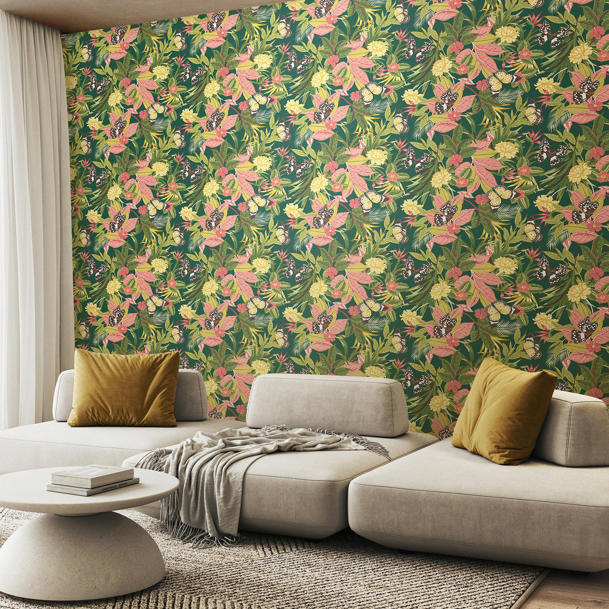 York Paradise Forest Mix Peel and Stick Wallpaper