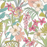 York Oasis Apple & Rose Peel and Stick Wallpaper
