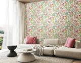 York Oasis Apple & Rose Peel and Stick Wallpaper