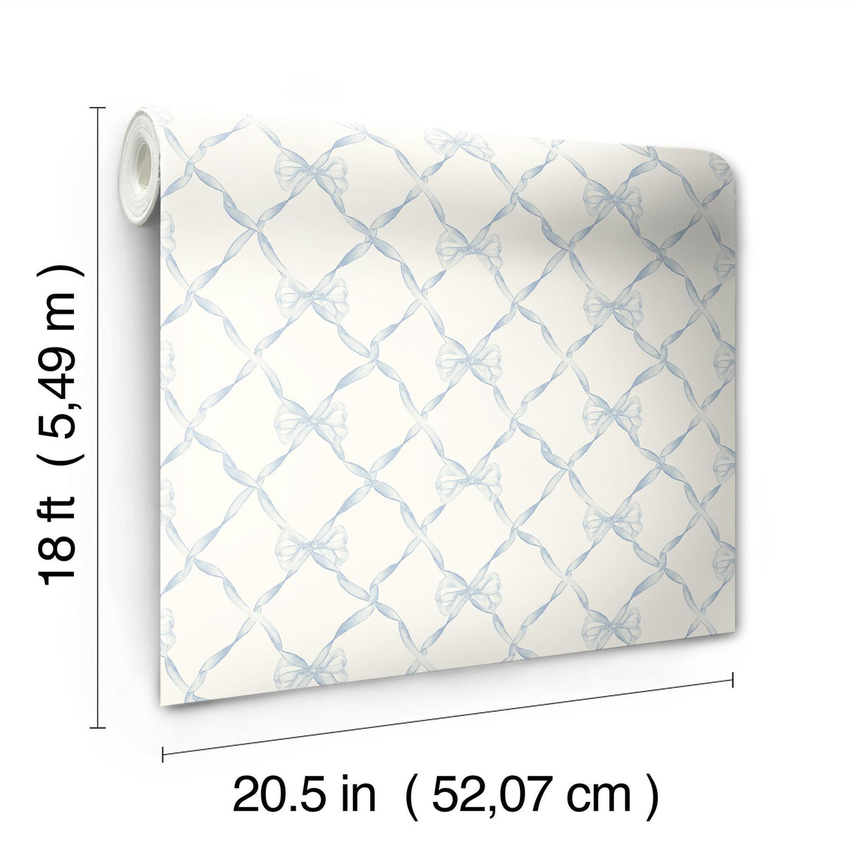 York Baby Bow Dreamy Sky Peel & Stick Wallpaper