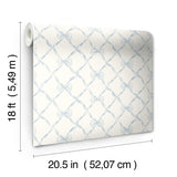 York Baby Bow Dreamy Sky Peel & Stick Wallpaper