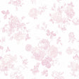 York Everblooming Rosettes Faded Primrose Peel & Stick Wallpaper