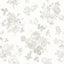 York Everblooming Rosettes Dove Peel & Stick Wallpaper