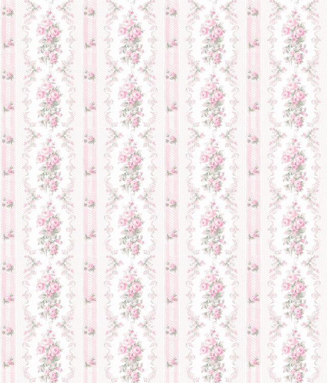 York Pink Parfait Dreamy Days Peel & Stick Wallpaper