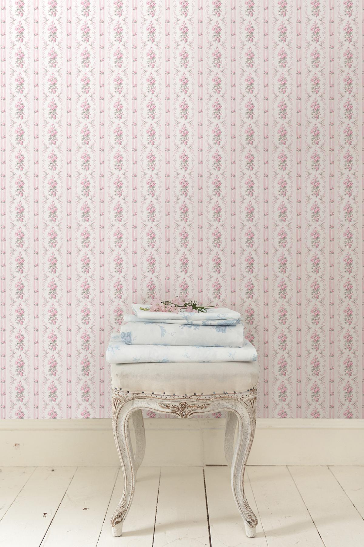 York Pink Parfait Dreamy Days Peel & Stick Wallpaper