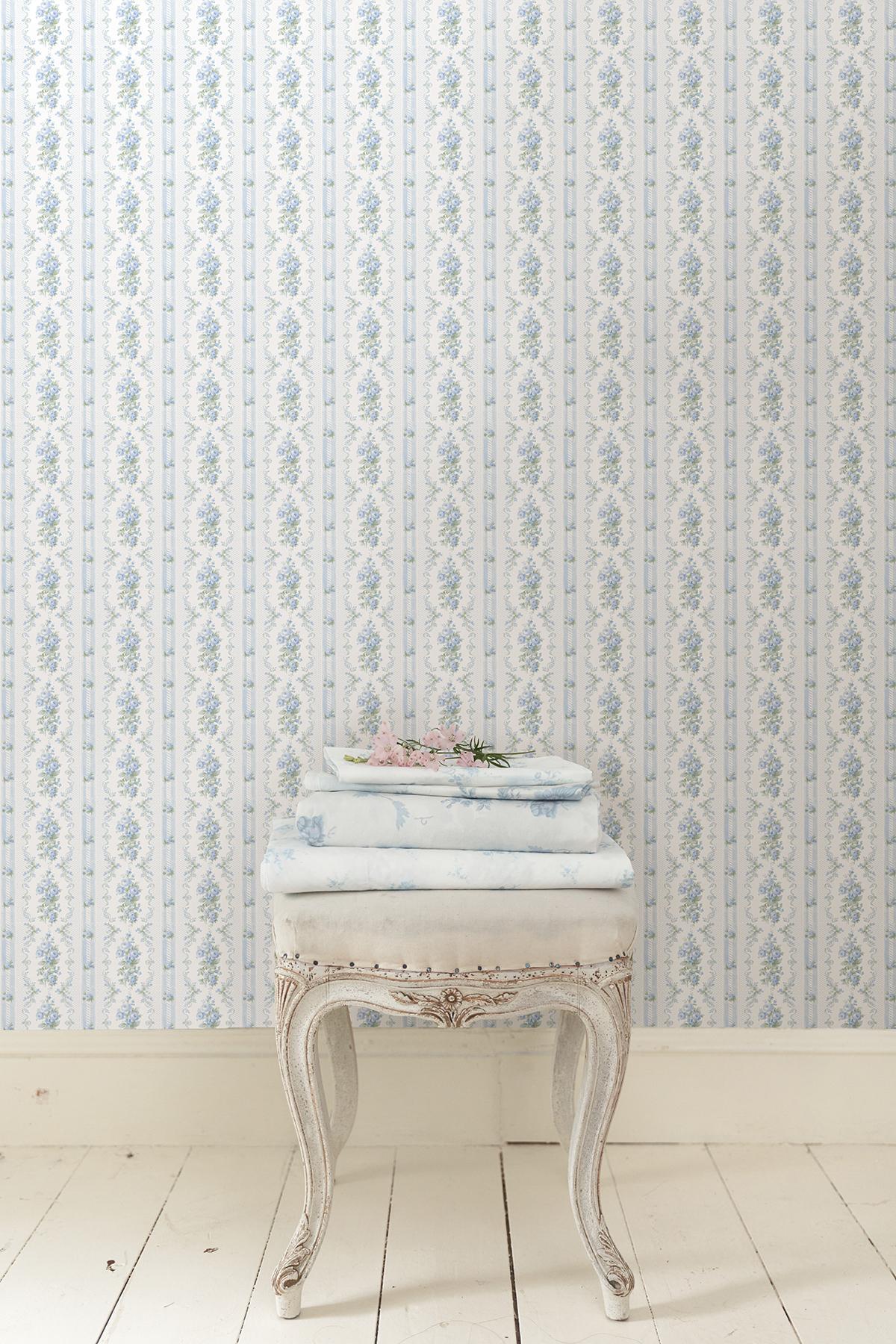 York Sweet Blue Dreamy Days Peel & Stick Wallpaper
