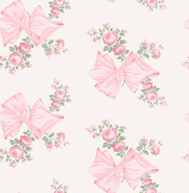 York Rosa Beaux Pink Peel & Stick Wallpaper