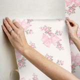 York Rosa Beaux Pink Peel & Stick Wallpaper
