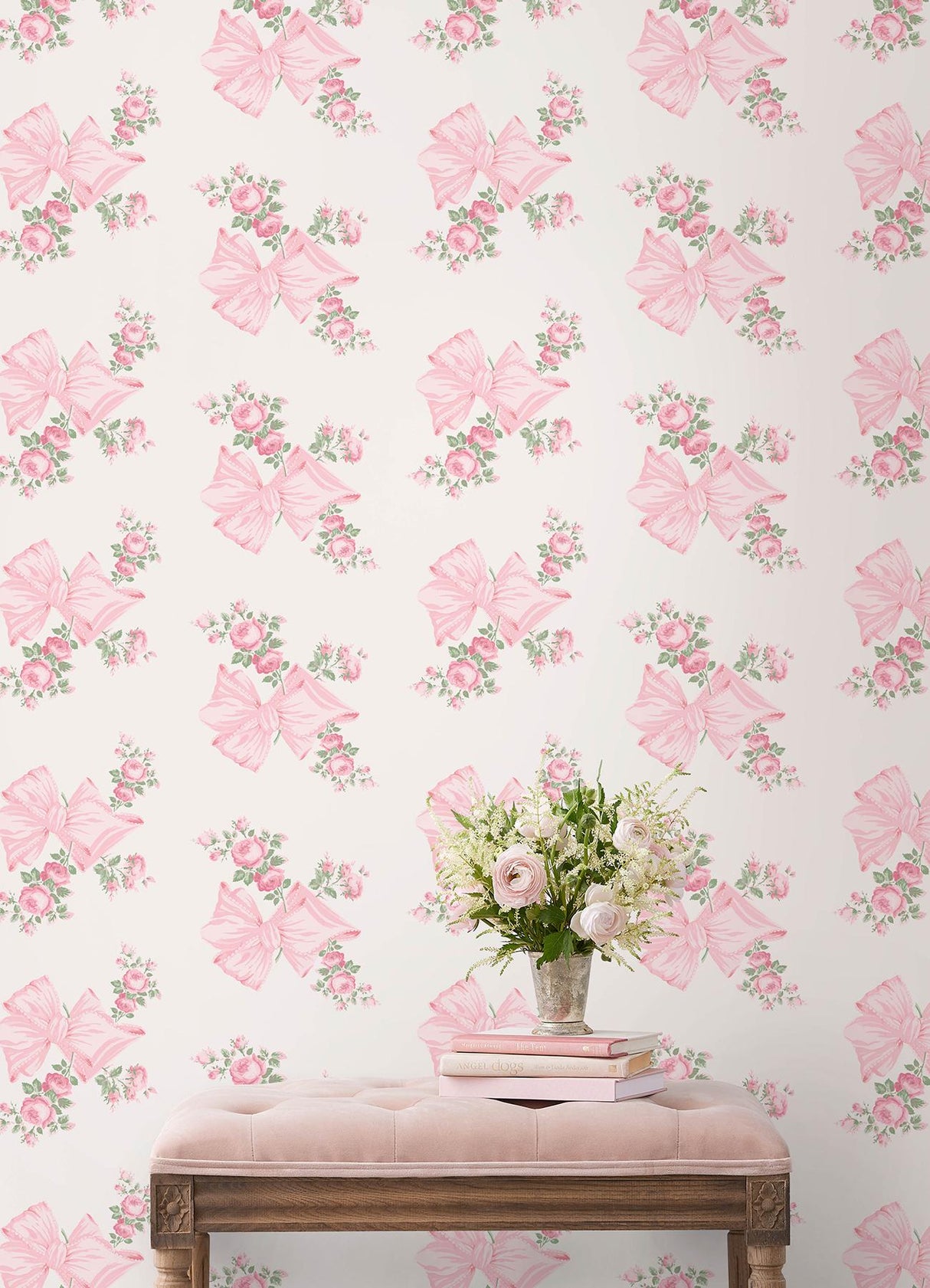 York Rosa Beaux Pink Peel & Stick Wallpaper
