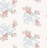 York Rosa Beaux Pastel Blue Peel & Stick Wallpaper