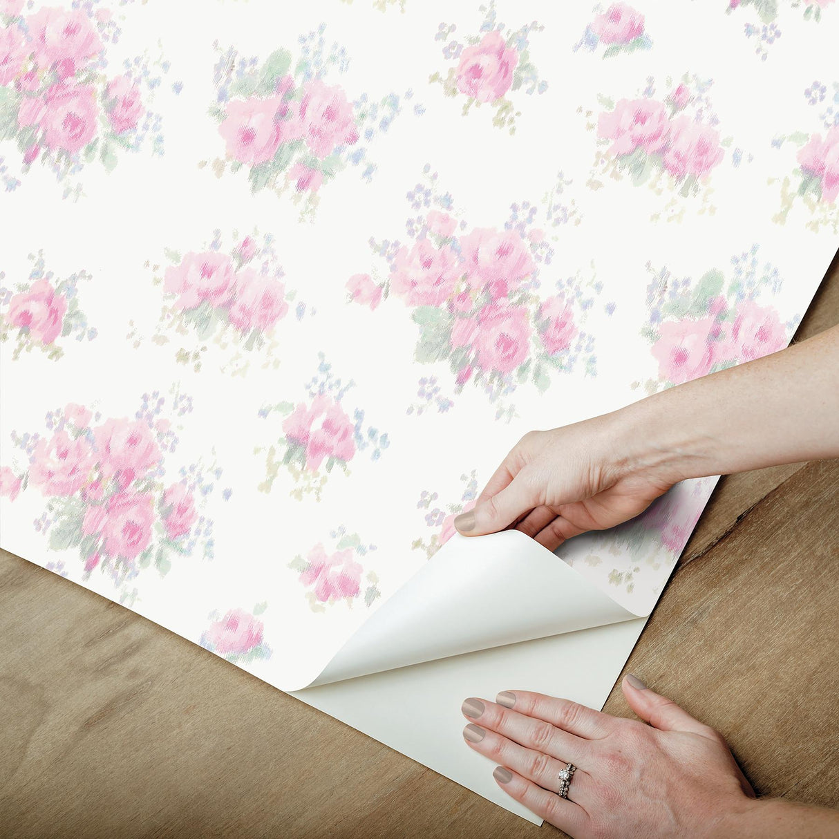 York Pasadena Ikat Breezy Pastel Peel & Stick Wallpaper