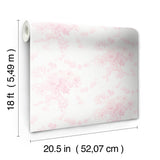 York Champagne Harbor Pink Dream Peel & Stick Wallpaper
