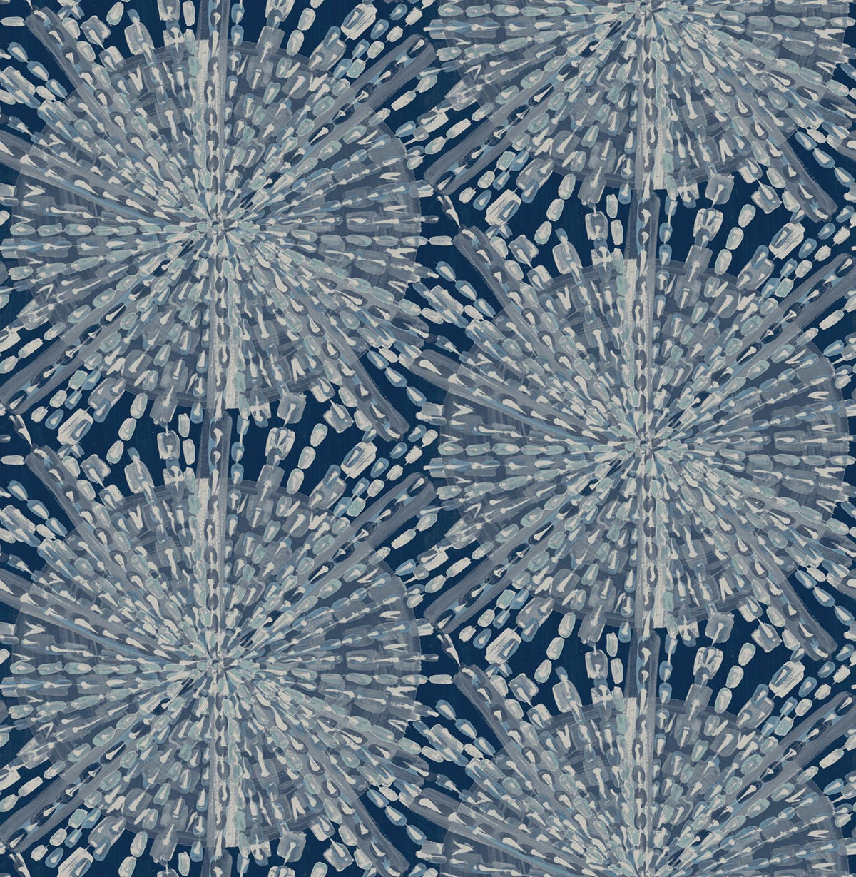 York Navy Sunburst Peel & Stick Wallpaper