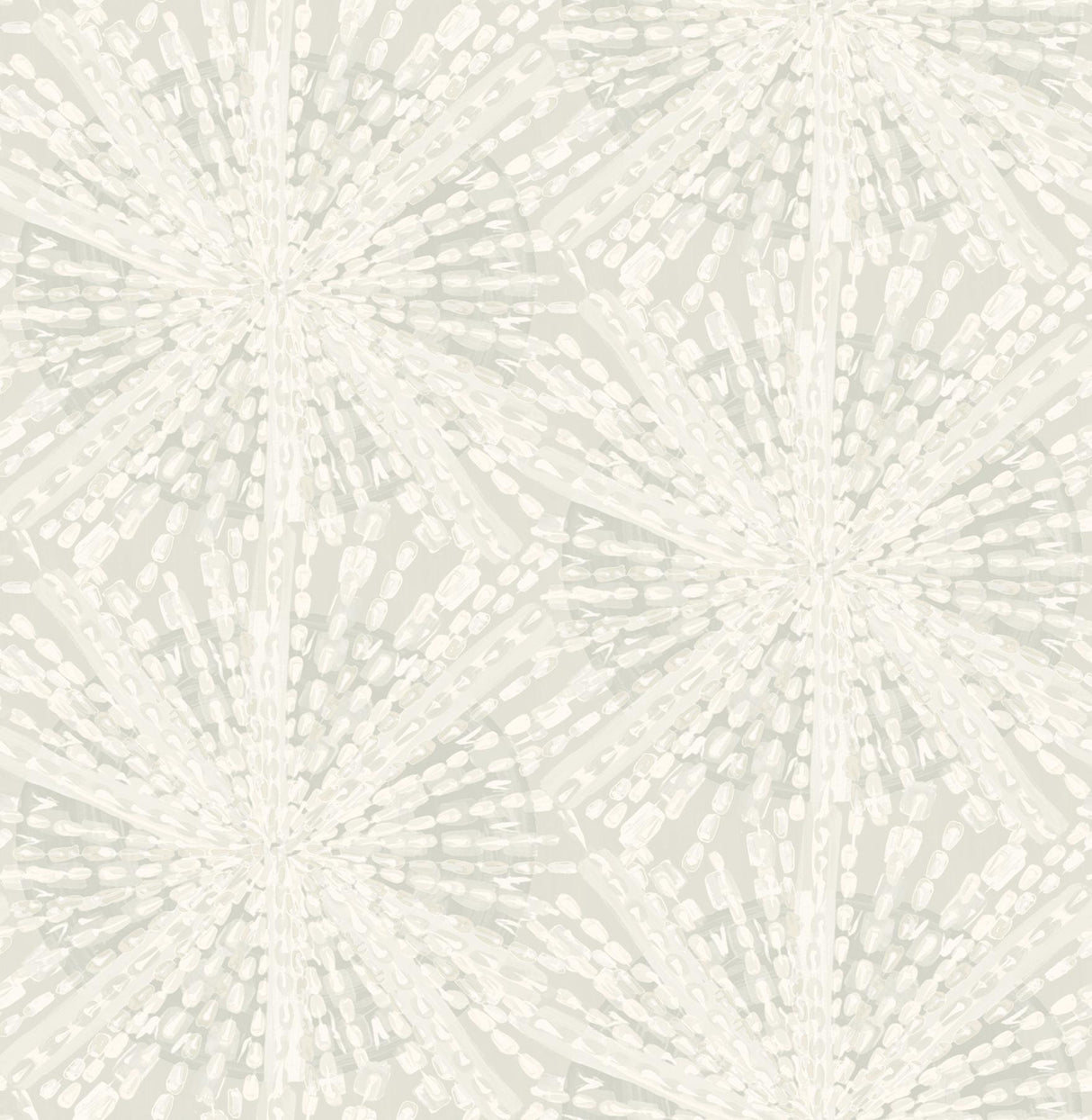 York Silver Sunburst Peel & Stick Wallpaper
