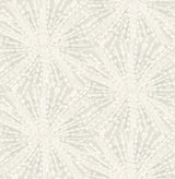 York Silver Sunburst Peel & Stick Wallpaper