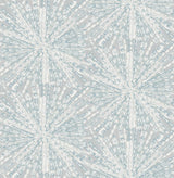 York Grey Blue Sunburst Peel & Stick Wallpaper