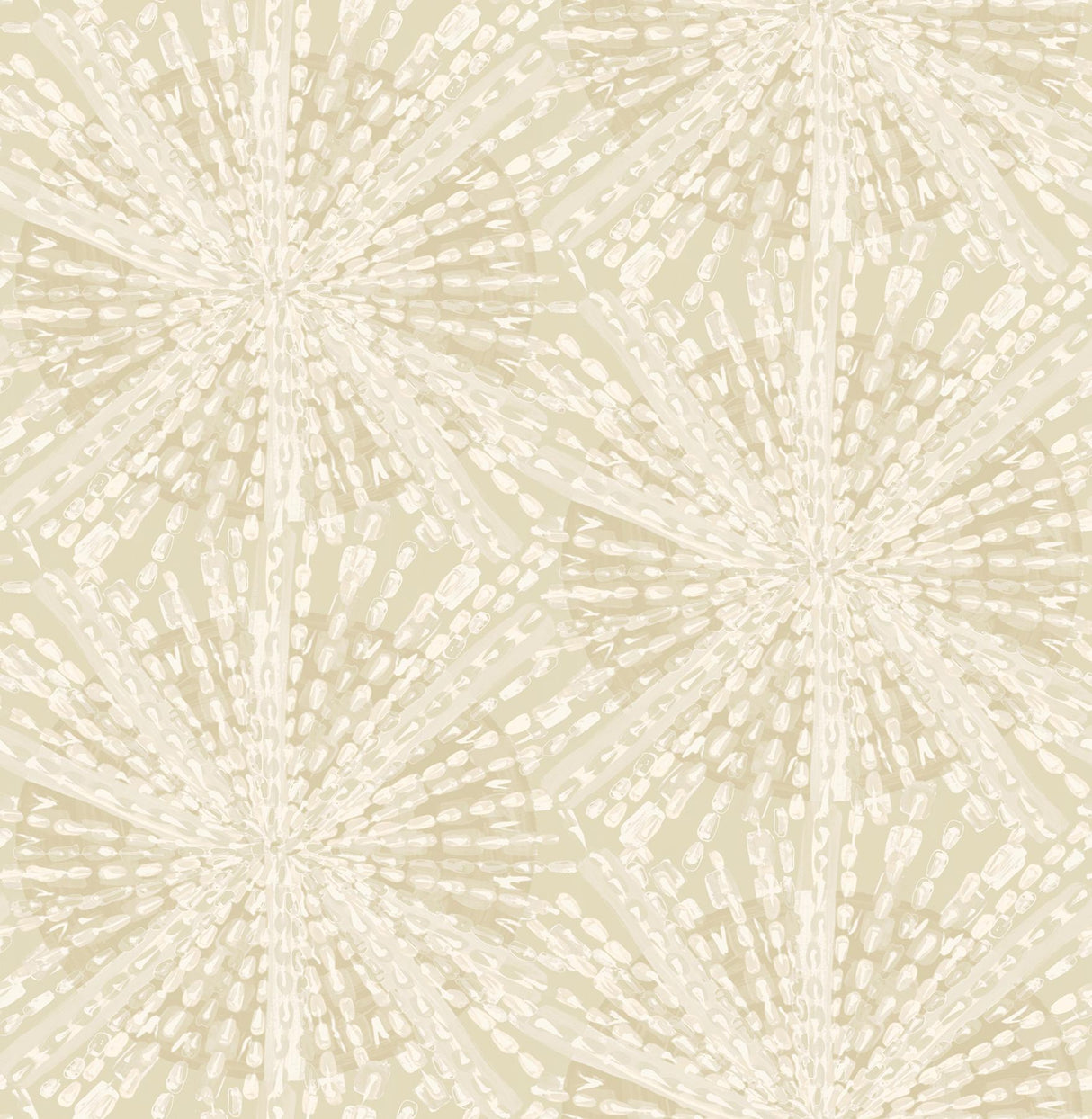 York Soft Gold Sunburst Peel & Stick Wallpaper