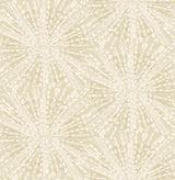 York Soft Gold Sunburst Peel & Stick Wallpaper