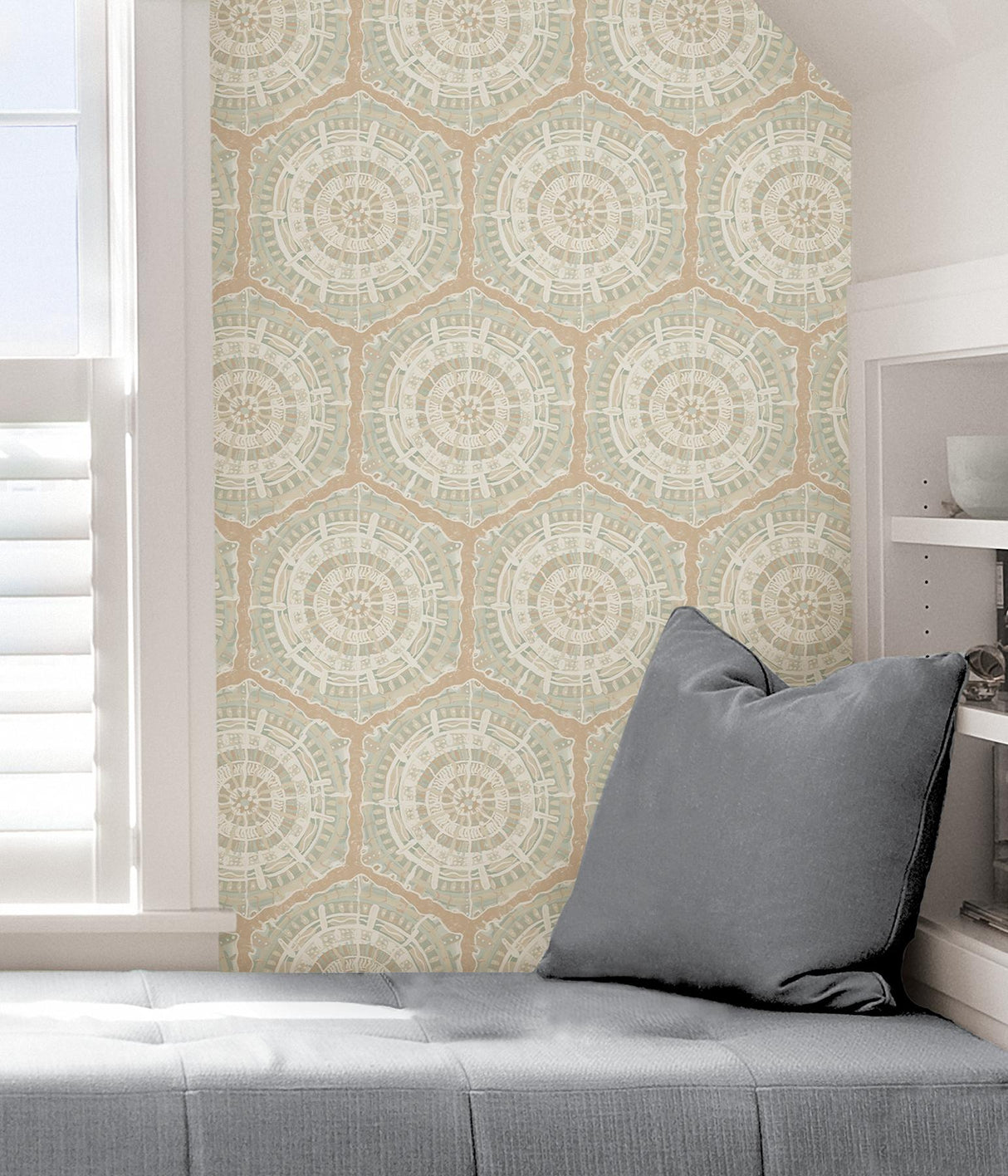 York Peach Harmony Peel & Stick Wallpaper