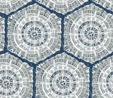 York Navy Harmony Peel & Stick Wallpaper